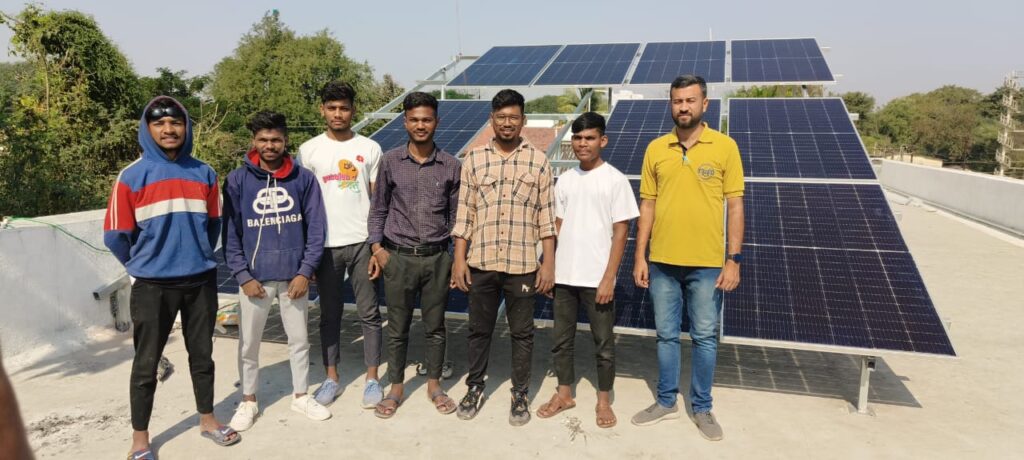 Solar System Installation at MASA DB Patel School_2